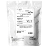Vitamin C 500mg Chewable Vegan Tablets - Immune Support - Orange Flavour