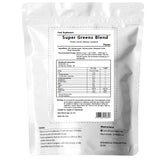 Super Greens Powder - 4 Super Foods Spirulina Chlorella Barley Grass Wheat