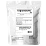 Ginkgo Biloba Leaf Extract High Strength 6000mg - Tablets Blood Circulation