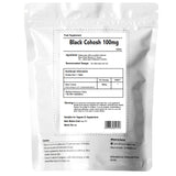 Black Cohosh Tablets 100mg - High Strength - Menopause Symptoms Relief Pill