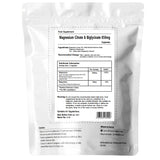Magnesium Citrate & Bisglycinate (Glycinate) 850mg Capsules - Just 1 Per Serving