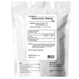 Potassium Tablets 200mg - Healthy Blood Pressure - Nerve & Muscular Systems
