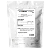 Magnesium Oxide Tablets 100mg Tablets - High Strength - Muscle Function - Energy