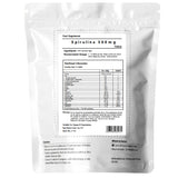 Pure Spirulina 500mg Tablets - Nutrient Rich Superfood