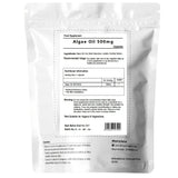 Omega 3 Algae Oil 500mg DHA Essential Fatty Acid Softgels