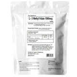 Methyl Folate 1000mcg Tablet L-5-MTHF L-5-Methyltetrahydrofolate Vitamin B9