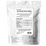 High Strength Saw Palmetto Extract 2500mg Capsules Vegetarian Friendly