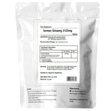 Korean Ginseng MAX 3125mg - Tablets - Extra Potency Ginsenosides - Vegan - UK