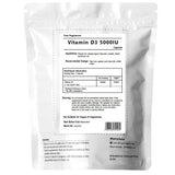 Vitamin D3 5000IU High Strength Soft Gel Capsules Immune Health Supports Bone