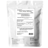 Sea Kelp Capsules 600mg - Iodine Source Thyroid Function