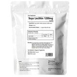 Lecithin 1200mg High Strength Softgels Capsules - GMO free - Diet