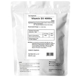 Vitamin D 4000IU Tablets | Vitamin D3 Supplements | High Strength | UK Vit D