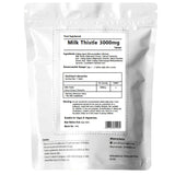 Milk Thistle - 3000mg Tablets - High Strength - Strong Formula
