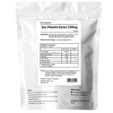High Strength Saw Palmetto Extract 2500mg Capsules Vegetarian Friendly