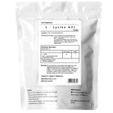 L-Lysine Powder | Cold Sores Herpes Lysine Amino Acid Supplement