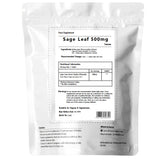 Sage Leaf Extract 500mg Tablets VEGAN UK
