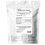 Magnesium Oxide Tablets 100mg Tablets - High Strength - Muscle Function - Energy