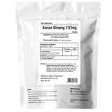 Korean Ginseng MAX 3125mg - Tablets - Extra Potency Ginsenosides - Vegan - UK