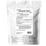 Ashwagandha Extract 1000mg Tablets - Stress, Anxiety and Low Mood Vegan