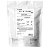 Zinc 15mg & Selenium 200mcg - Tablets, Zinc Citrate & Sodium Selenite, Immune