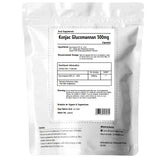 Glucomannan 500mg Capsules - Konjac Fibre High in Fibre